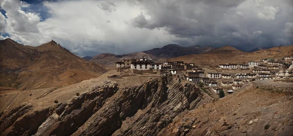 Kibber Panoraması — Stok fotoğraf