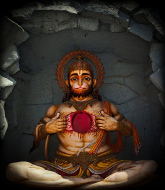 Lord Hanuman clipart