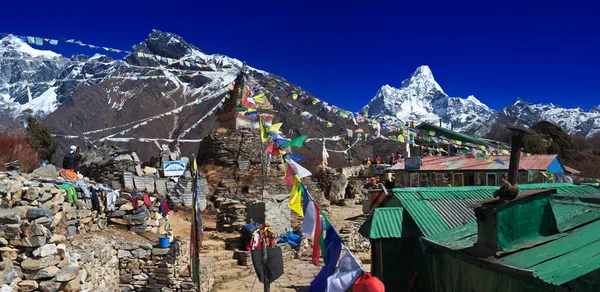 Berg pass mong la — Stockfoto