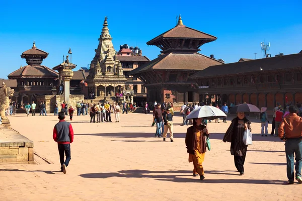 Bhaktapur durbar quadrado — Fotografia de Stock