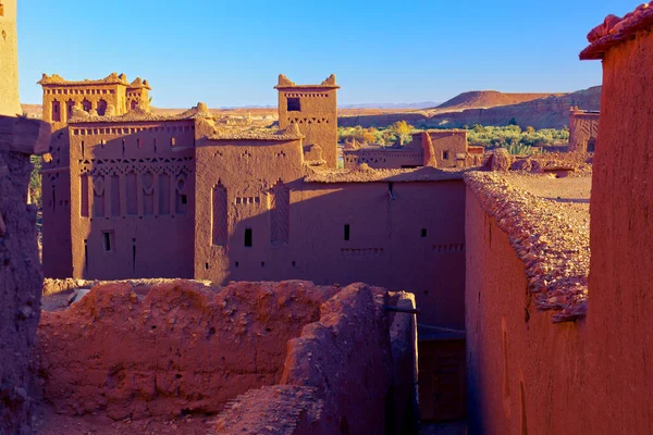 Starověká Architektura Ksar Ait Ben Haddou Maroku Royalty Free Stock Obrázky