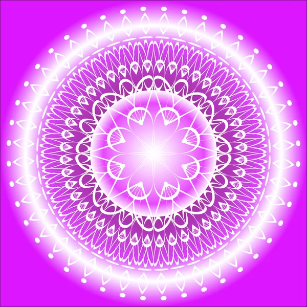 Mandala Indigo — Stock Vector