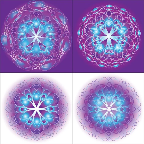 Mandala d'angle — Image vectorielle