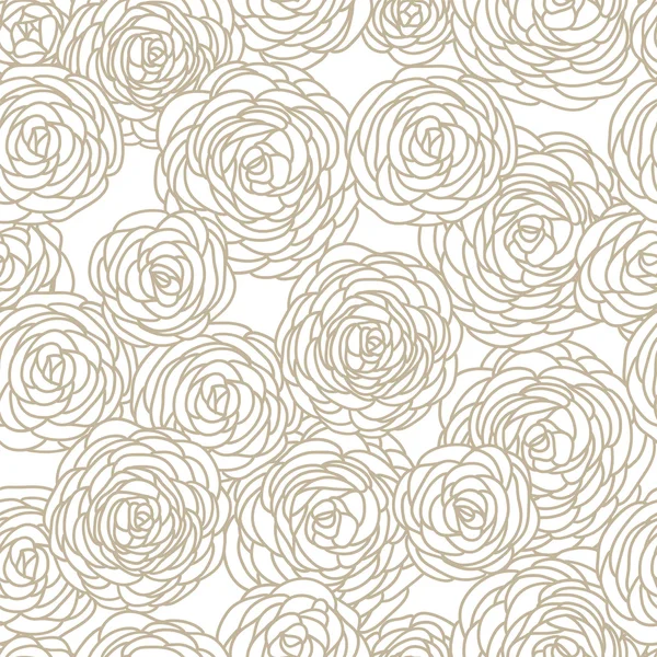 Rosas sin costura — Archivo Imágenes Vectoriales