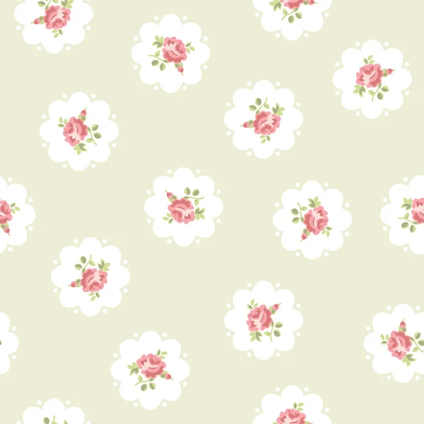 Vector floral Dikişsiz desen gül