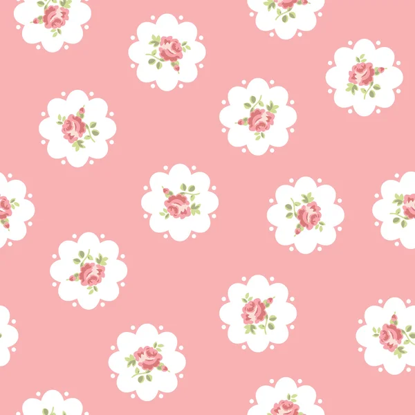 Vector floral Dikişsiz desen gül