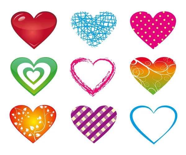 Hearts — Stock Vector