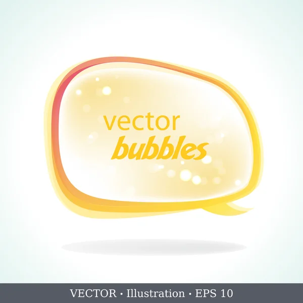 Bubliny řeči. — Stockový vektor