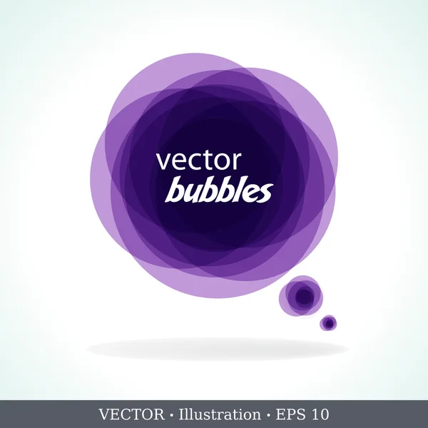 Burbujas del habla . — Vector de stock