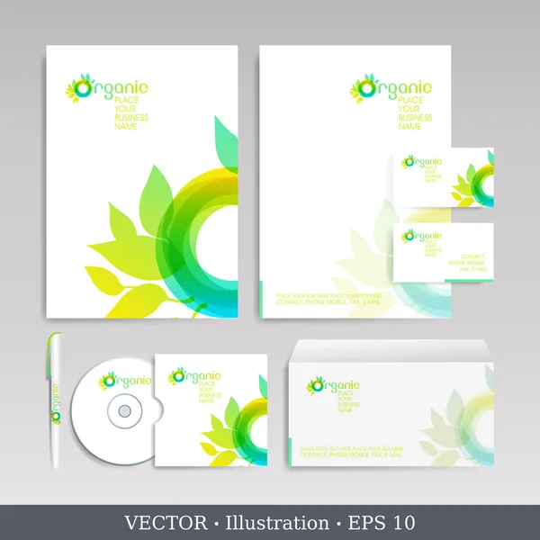 Corporate identity template. — Stock Vector