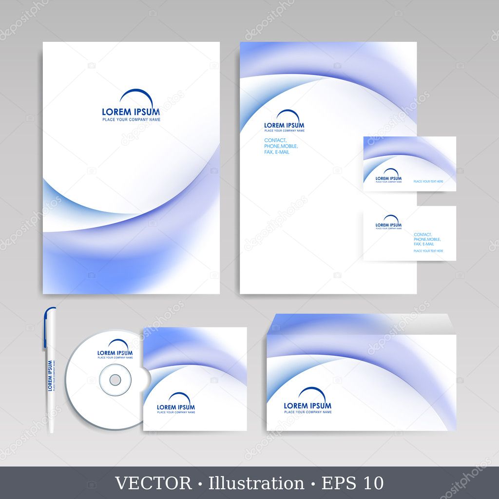 Corporate identity template.