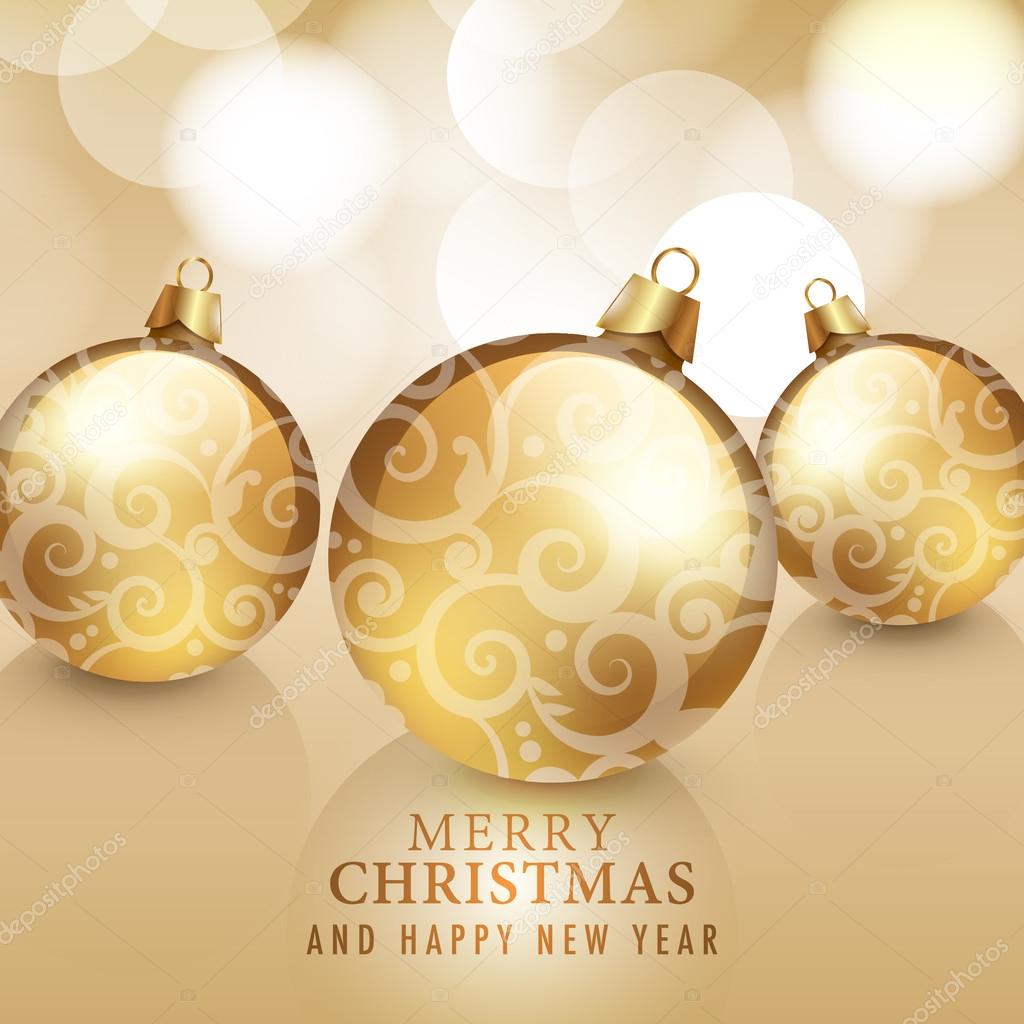 Merry Christmas and Happy New Year card