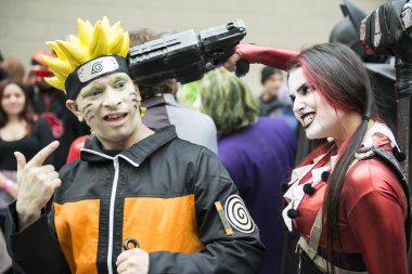 Harley quinn ve naruto.
