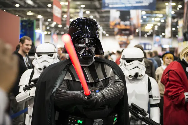 Darth Vader cosplayer — Stock Photo, Image