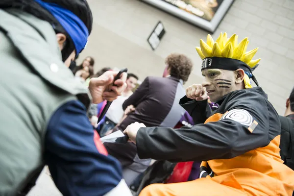 Naruto cosplayer — Stock Photo, Image