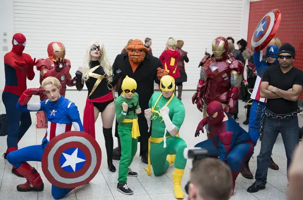 Marvel cosplayers - Stok İmaj