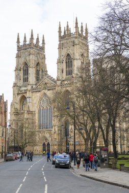 York, İngiltere - 29 Mart: yor gösterilen dumcombe yerden sokak görünümü