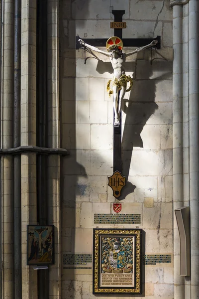 Crucifix in York Minster, UK — Stock Photo, Image