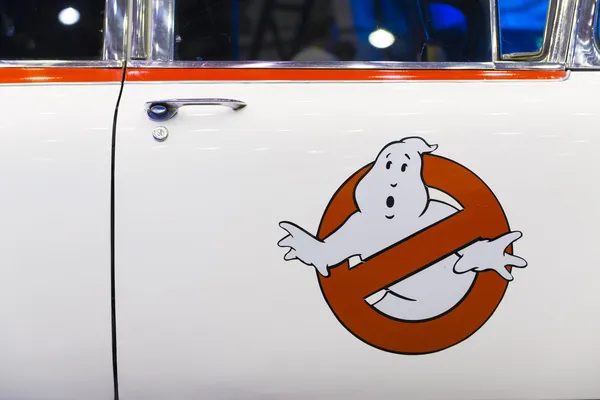London, İngiltere - Temmuz 06: ghostbusters araba ecto 1 yinelemede lon