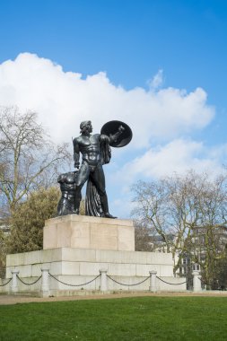hyde park, Londra, İngiltere, du için adanmış Aşil'in heykeli