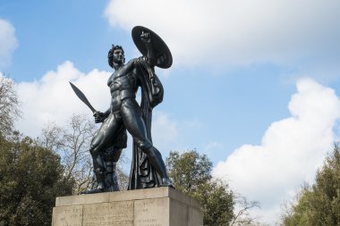 hyde park, Londra, İngiltere, du için adanmış Aşil'in heykeli