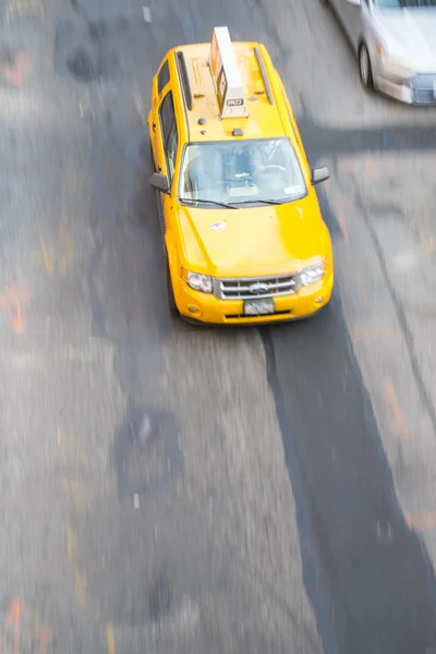 NEW YORK, US - NOVEMBER 23: High angle motion blurred shot of fa — Stock Photo, Image
