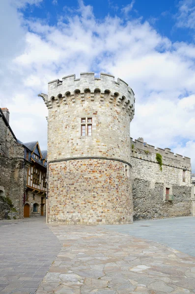 Zabytkowy zamek ściana — Zdjęcie stockowe