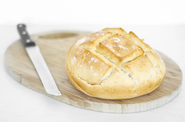 Traditional bread, loaf of bread homemade. — Stock Photo, Image