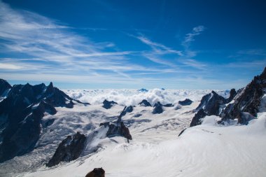 Aiguille du Midi View clipart