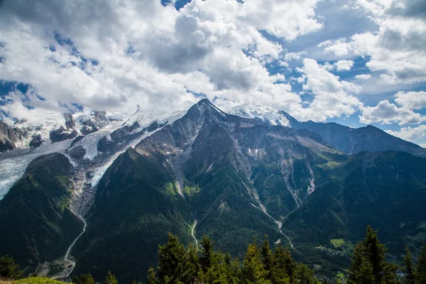 Mont blanc gletsjers — Stockfoto