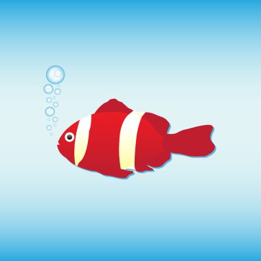 karikatür anemone balıklar