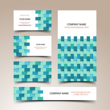 modern iş kartı'nın dizi