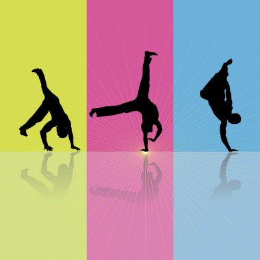izole fighter silhouettes