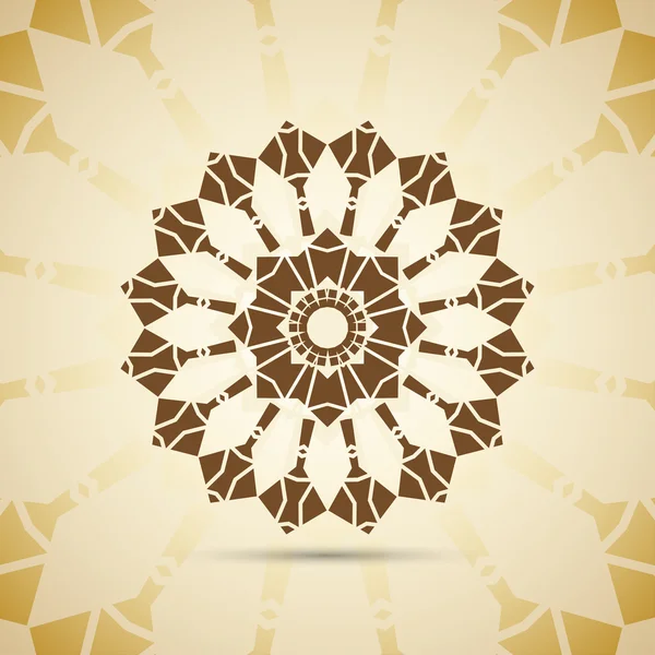 Arabesque fiore per il vostro design — Vettoriale Stock