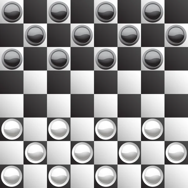 辉煌经典的跳棋 — 图库矢量图片