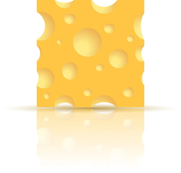 一块奶酪 — 图库矢量图片