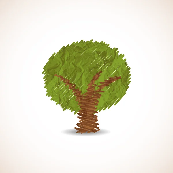 Tree illustration — Stock Vector
