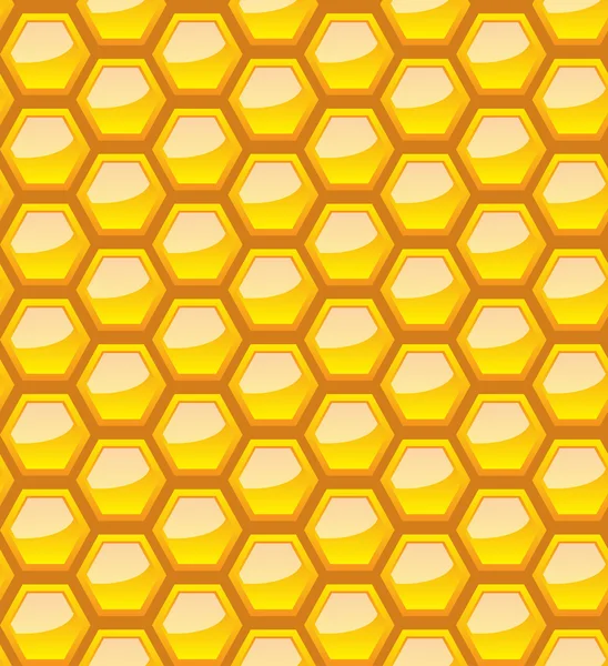 Seamless honeycomb pattern — Stock Vector