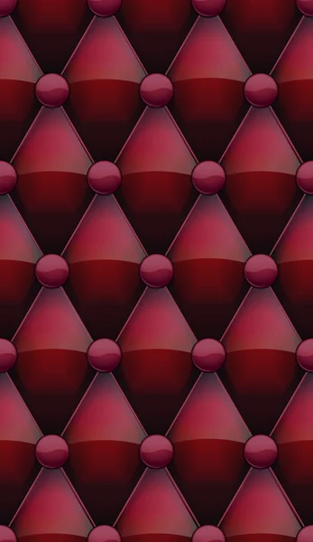 빨간 가죽 완벽 한 패턴 — 스톡 벡터
