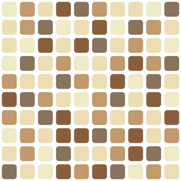Chocolate mosaic seamless background — Stock Vector