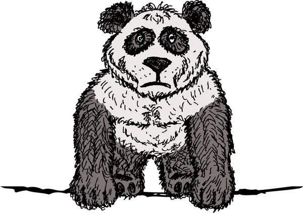 Panda schets voor uw ontwerp — Stockvector