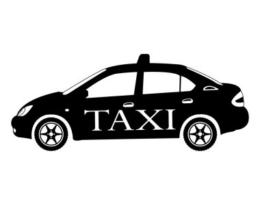 siyah taksi araba