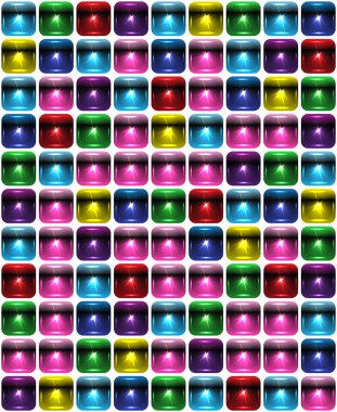 projektör Tetris sorunsuz arka plan yaptı