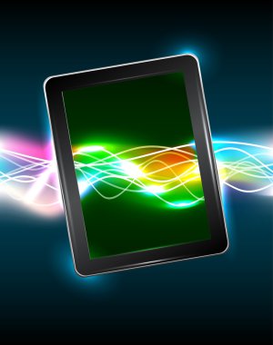 tablet pc ile sihirli canlı ışık