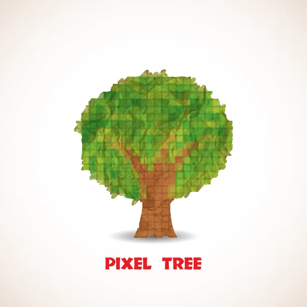 Árbol de píxeles — Archivo Imágenes Vectoriales