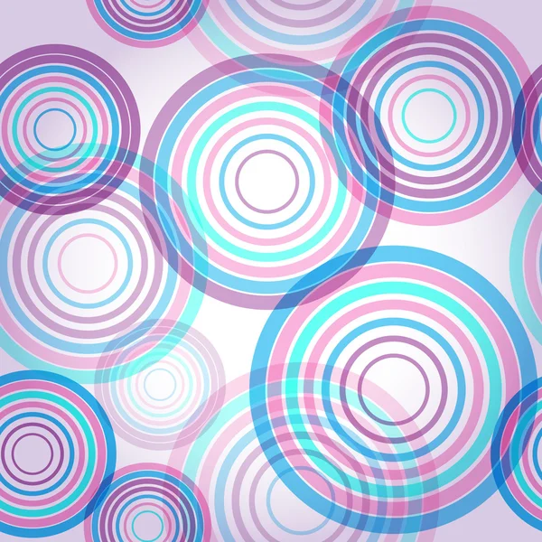 Fond abstrait sans couture fait d'un ensemble d'anneaux — Image vectorielle
