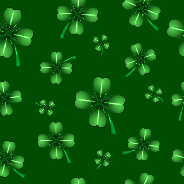 Clover pattern — Stock Vector