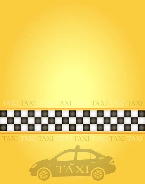 Taxi banner voor uw ontwerp — Stockvector