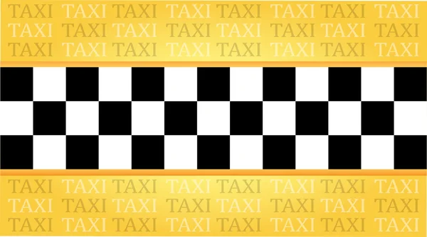 Taxi-Visitenkarte — Stockvektor