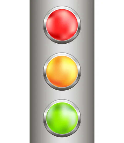 Traffic lights for your design — Stock Vector